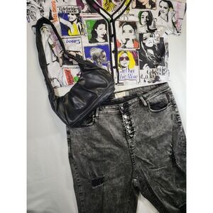 Topia Pop Shirt Celebrity Ace Distressed Jeans Olivia & Kate Bag Bundle 3X 22